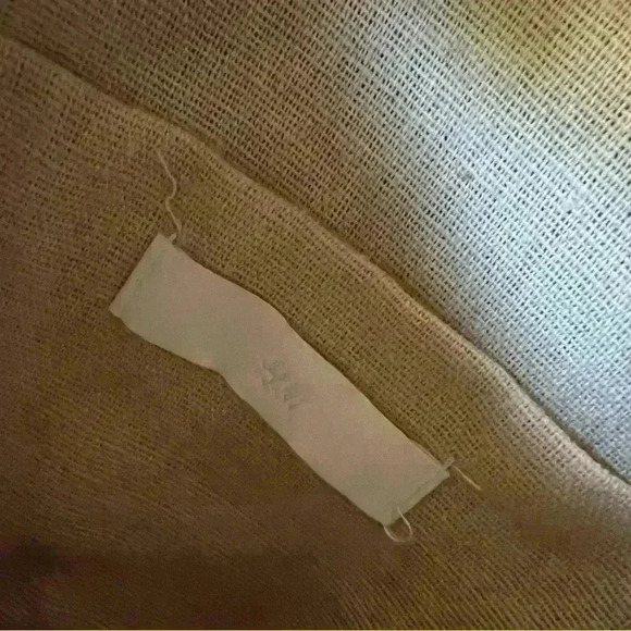 Round Paper Straw Handbag H&M Crossbody basket Boho weaved beachy summer - Picture 7 of 8